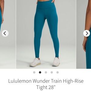 Lululemon Wunder Train High-Rise Tight 25" Legging